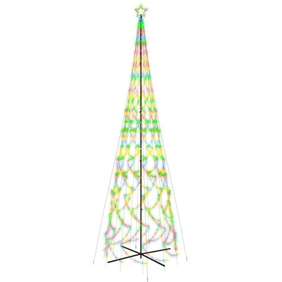 vidaXL Choinka stożkowa, 3000 kolorowych diod LED, 230x800 cm