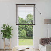 Żaluzja wenecka Ciemnobrązowy ze wzorem 213 x 100 cm 25 mm PVC