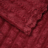 Koc Bordeaux Czerwony 240 x 220 cm Polar