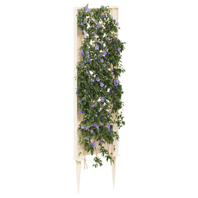Trellis z gwoździem Biały 43 x 6 x 165 cm PP