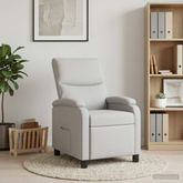Fotel recliner Szary chmur tkanina