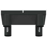 Reflektor sufitowy Czarny 26,5 x 26 x 11,5 cm Metal