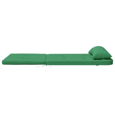Poduszki na krzesła Gładki 2 pcs Zielony 58 x 77 x 4,5 cm