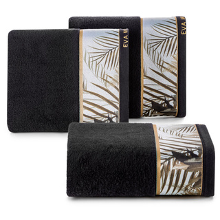 Ręcznik Eva czarny 50x90