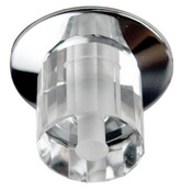 Oprawa stropowa Candellux Sk-07 G4 chrom kryształ 20W G4