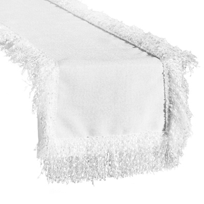 Bieżnik Jasper biały 40x140