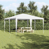 Namiot Imprezowy Biały 400 x 400 x 266 cm Polietylen i Stal