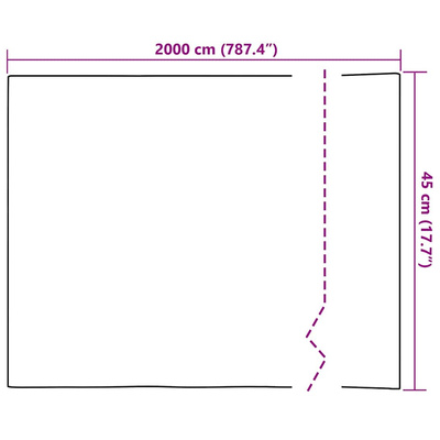 Statyczna folia okienna Biały matowy 45 x 2000 cm PVC