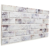 Panele ścienne 10 szt. 100 x 50 cm Jasnoszary i czarny