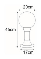 Niska zewnętrzna lampa stojąca K-ML-OGROD 200 0.2 KL. PRYZMAT z serii ASTRID KAJA