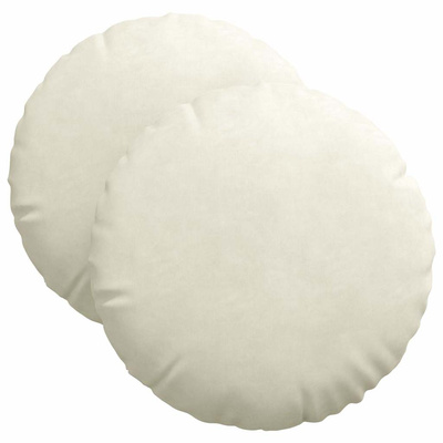 Poduszki na siedziska 2 pcs Kremowy ? 40 x 13 cm Aksamit