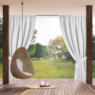 Zasłona Garden biała 155x200