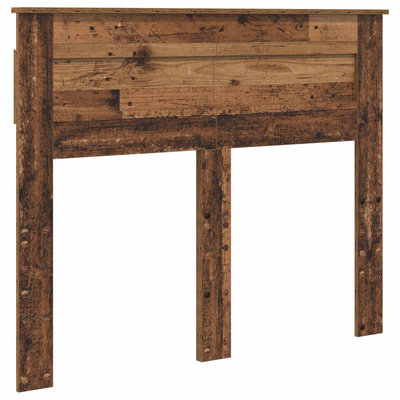 Ramka łóżka Stare drewno 135 x 190 cm Lite drewno sosnowe