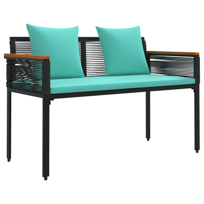 Ławka ogrodowa 2 -Seater 117 x 54 x 74.5 cm polirattan