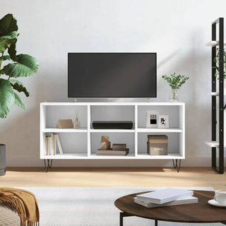 Szafka pod TV, biała, 103,5x30x50 cm, materiał drewnopochodny vidaXL