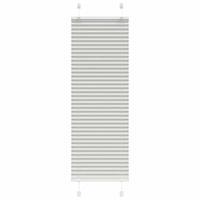 Roleta plisowana jasnoszara 40x150 cm Szerokość tkaniny 39,4 cm