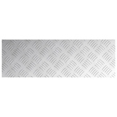 Stopień Prostokątny 4 pcs Srebrny 60 x 20 cm Aluminium