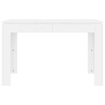 Stół jadalniany, biały, 120x60x76 cm, materiał drewnopochodny