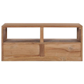 vidaXL Szafka pod TV, 90x30x40 cm, lite drewno tekowe
