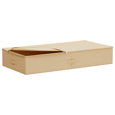 Skrzynia do przechowywania 24 pcs kremowy 100 x 50 x 18 cm