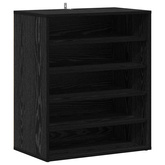 Szafka na buty z półką Czarny Dąb 60 x 35 x 70 cm