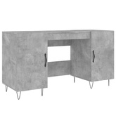 vidaXL Biurko, szarość betonu, 140x50x75 cm, materiał drewnopochodny wariant 5