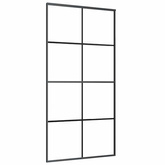 Drzwi przesuwne a akcesoriami, 102,5x205 cm, ESG i aluminium