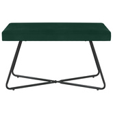 ławka Ciemnozielony 80 x 40 x 45 cm Welur