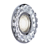 Oprawa Stropowa Okrągła Kryształ Chrom na żarówkę Gu10 + Led obramówka Candellux Sk-94 2273617