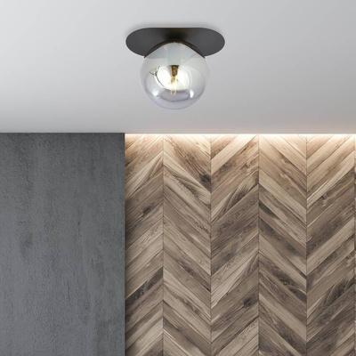 Lampa sufitowa PLAZA 1 BLACK/GRAFIT