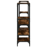 vidaXL Szafka pod TV, przydymiony dąb, 206,5x28,5x95 cm