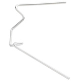 Spinki do szklarni, 100 szt., w kształcie W, stal galwanizowana