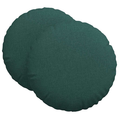 Poduszki na siedziska 2 pcs Ciemna zieleń ?80 x 29 cm tkanina