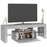 vidaXL Szafka pod TV z LED, szary dąb sonoma, 120x35x40 cm