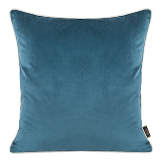 Velvet niebieska 45x45 Poszewka