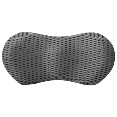 Poduszka pod plecy Szary Pianka z pamięcią 47,5 x 23 x 12 cm
