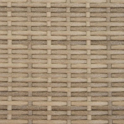2-os. sofa ogrodowa z zadaszeniem i stołkami, beżowa, rattan PE