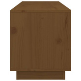 vidaXL Szafka pod TV, miodowy brąz, 105x34x40 cm, lite drewno sosnowe