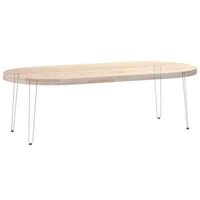 nogi wsuwkowe do stolików konsolowych do stolika konsolowego 4 szt. Biały 72 cm Stal lite