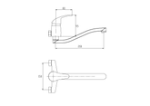 Bateria zlewozmywakowa Mitris chrom  Invena