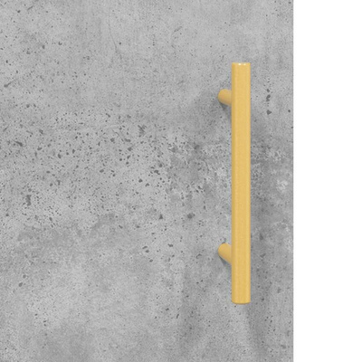 Biurko, szarość betonu, 140x50x75 cm, materiał drewnopochodny vidaXL