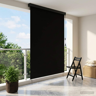 Roleta Czarny 60 x 250 cm Materiał i Aluminium
