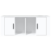 Szafka pod TV, wysoki połysk, biała, 100x35x40 cm vidaXL