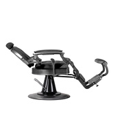 Gabbiano fotel barberski Niccolo czarny 148993