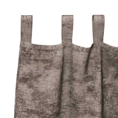 Zasłony z weluru 2 pcs Cappuccino 260 x 140 cm Aksamit