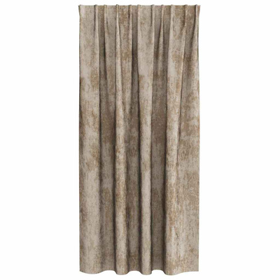 Zasłony z weluru 2 pcs szampański 175 x 140 cm Aksamit