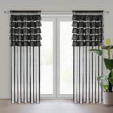 Firana Aura czarna 140x270