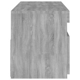 Szafka pod TV z LED, szary dąb sonoma, 120x35x40 cm vidaXL