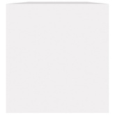 Szafka na winyle, biała, 71x34x36 cm, materiał drewnopochodny