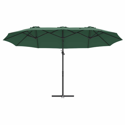 Parasol plażowy Zielony 372 x 198 x 243 cm